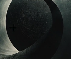 Intersecting circular forms expressing a defined boundary around action.